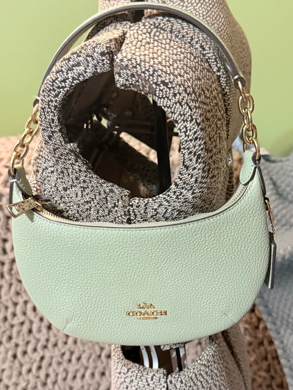 New Coach Mini Payton in Green Mint